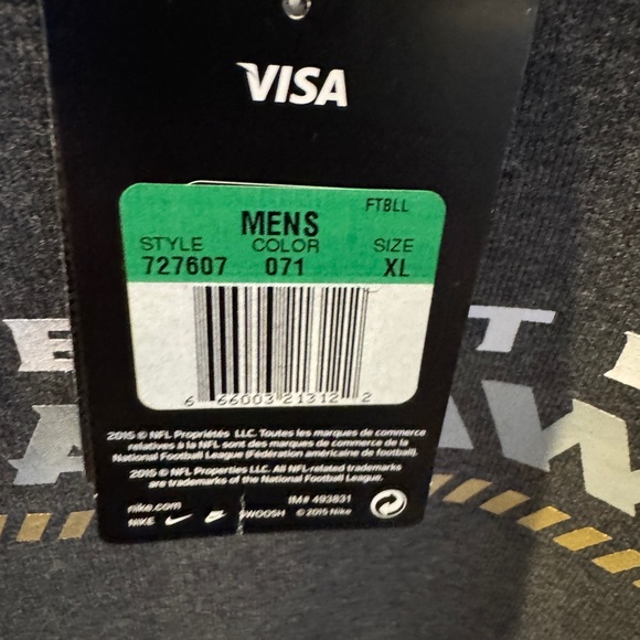 Nike NFL Gray Seattle Seahawks Crewneck Sweatshirt - Picture 7 of 9